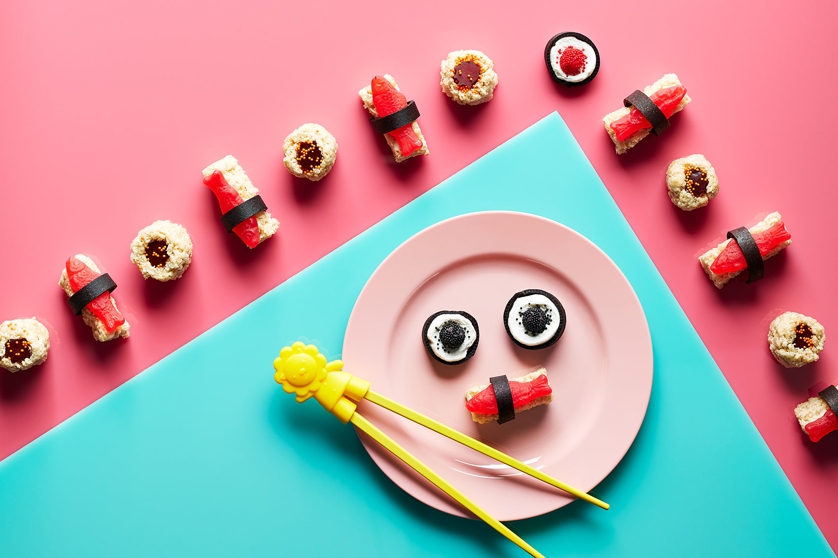  Mini Mitts Kids Baking Kits - DIY Candy Sushi Making Kit  -Super Sushi Gummy Sushi Making Activity with Kids: Home & Kitchen